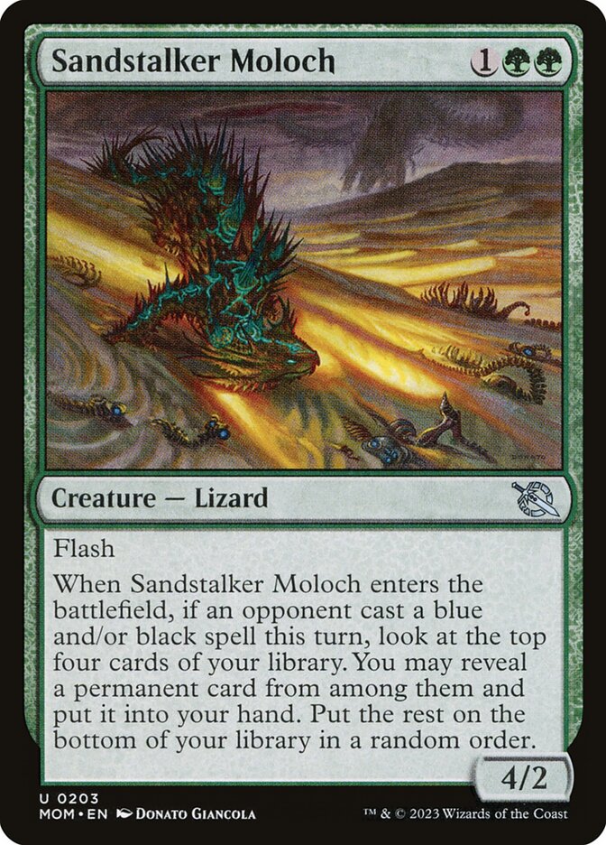 Sandstalker Moloch 203/291 (March of the Machine) 