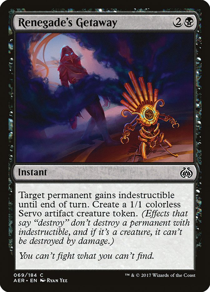 Renegade's Getaway 69/184 (Aether Revolt) 
