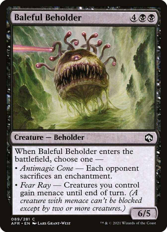 Baleful Beholder 89 (Adventures in the Forgotten Realms)  - Foil