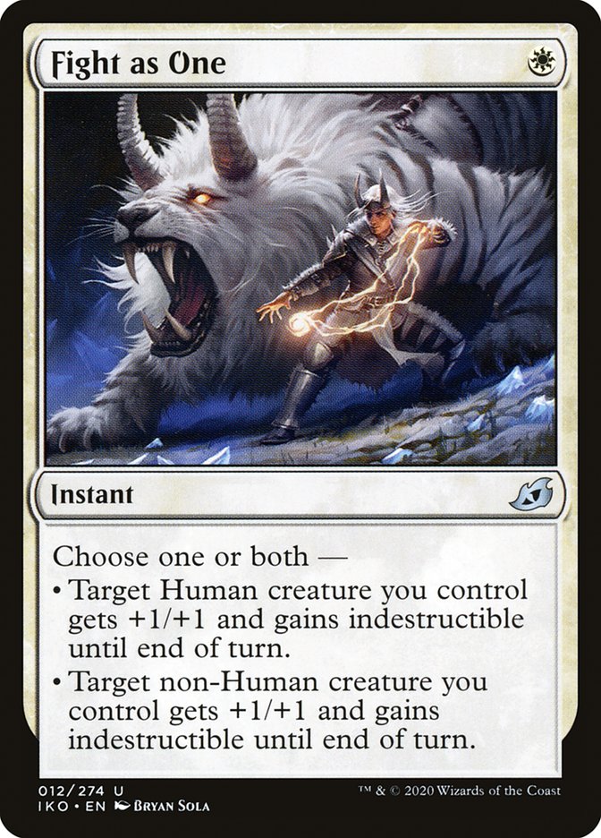 Fight as One 12/274 (Ikoria: Lair of Behemoths)  - Foil
