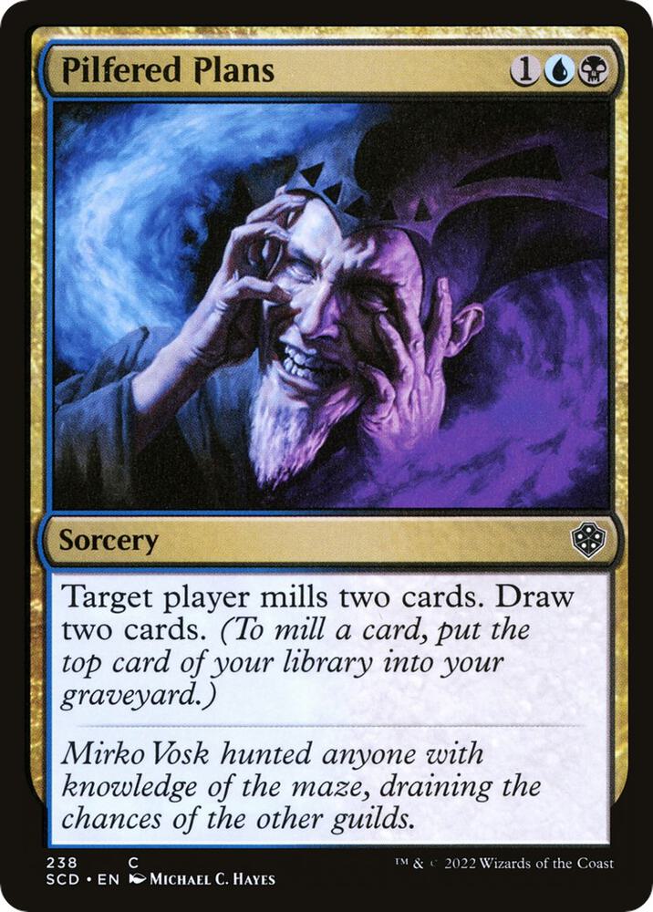 Pilfered Plans 238/352 (Starter Commander Decks) 