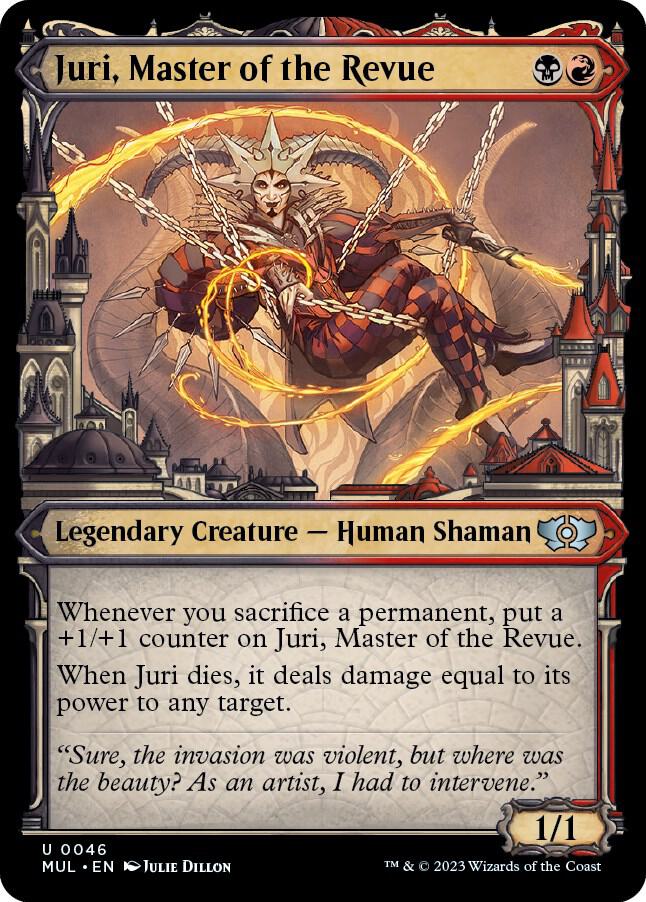 Juri, Master of the Revue 46/65 (March of the Machine: Multiverse Legends)  - Showcase Foil