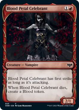 Blood Petal Celebrant Showcase 303/277 (Innistrad: Crimson Vow)  - Foil