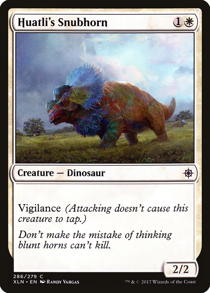 Huatli's Snubhorn 286/279 (Ixalan) 