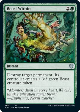 Beast Within 186/81 (Commander 2021) 