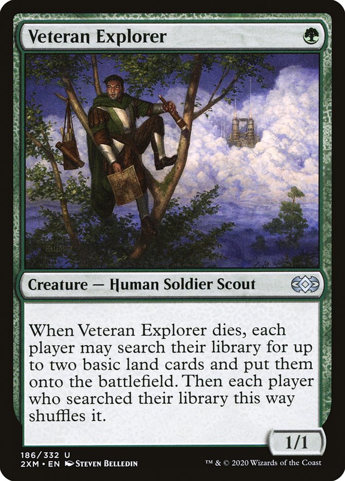 Veteran Explorer 186/332 (Double Masters)  - Foil