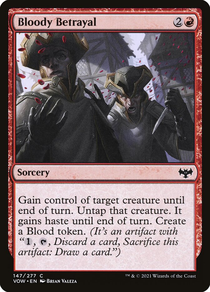 Bloody Betrayal 147/277 (Innistrad: Crimson Vow)  - Foil