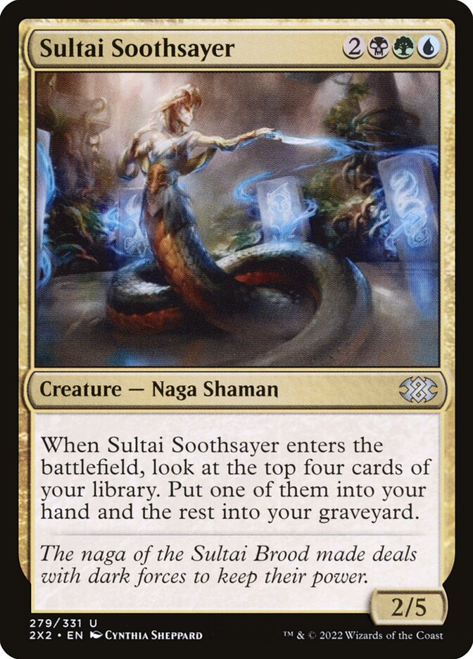 Sultai Soothsayer 279/331 (Double Masters 2022) 