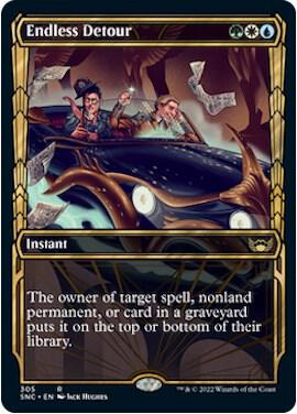 Endless Detour Showcase 305/281 (Streets of New Capenna)  - Foil