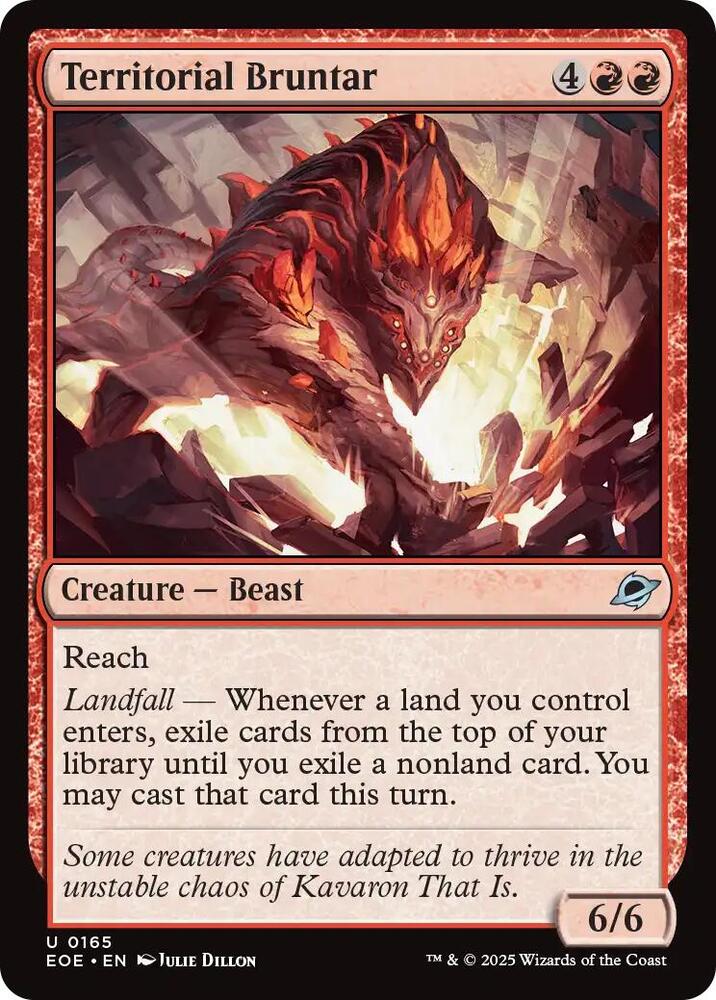Territorial Bruntar 165/276 (Edge of Eternities)  - Foil