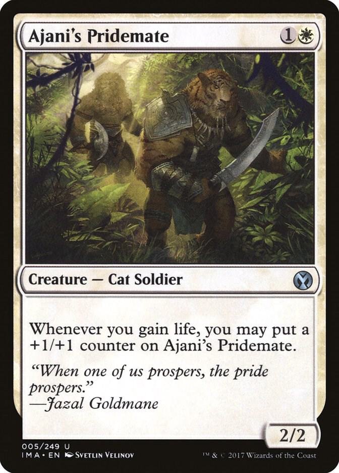 Ajani's Pridemate 5/249 (Iconic Masters)  - Foil