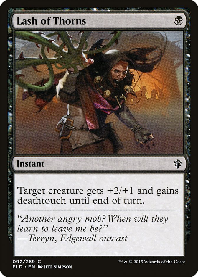 Lash of Thorns 92/269 (Throne of Eldraine) 