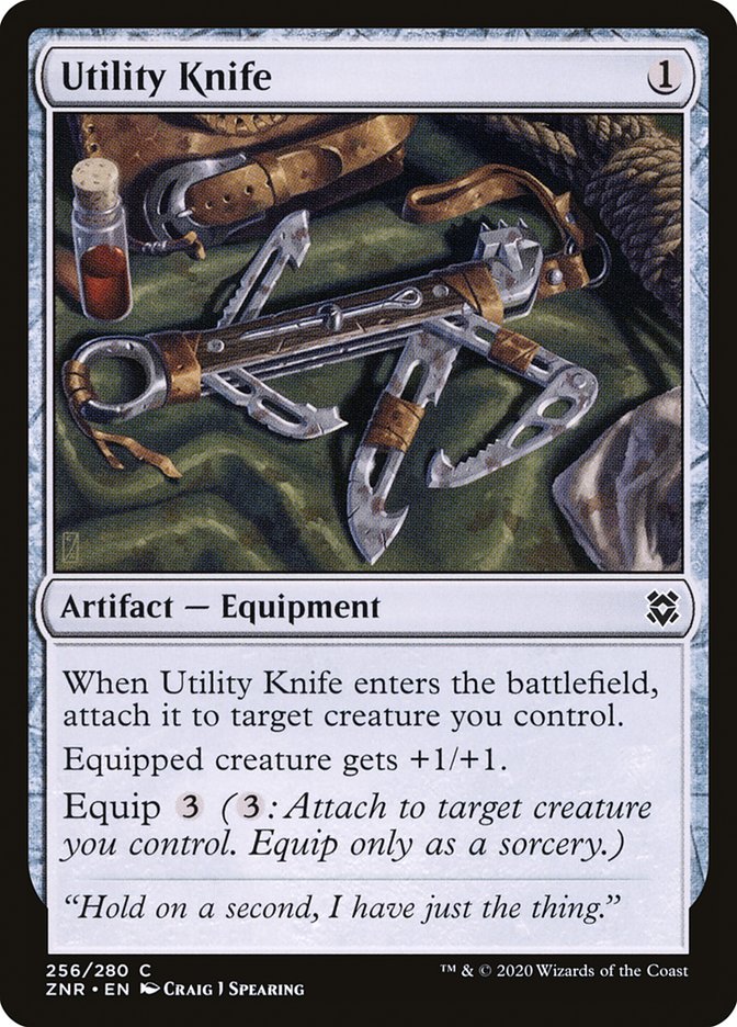 Utility Knife 256/280 (Zendikar Rising) 