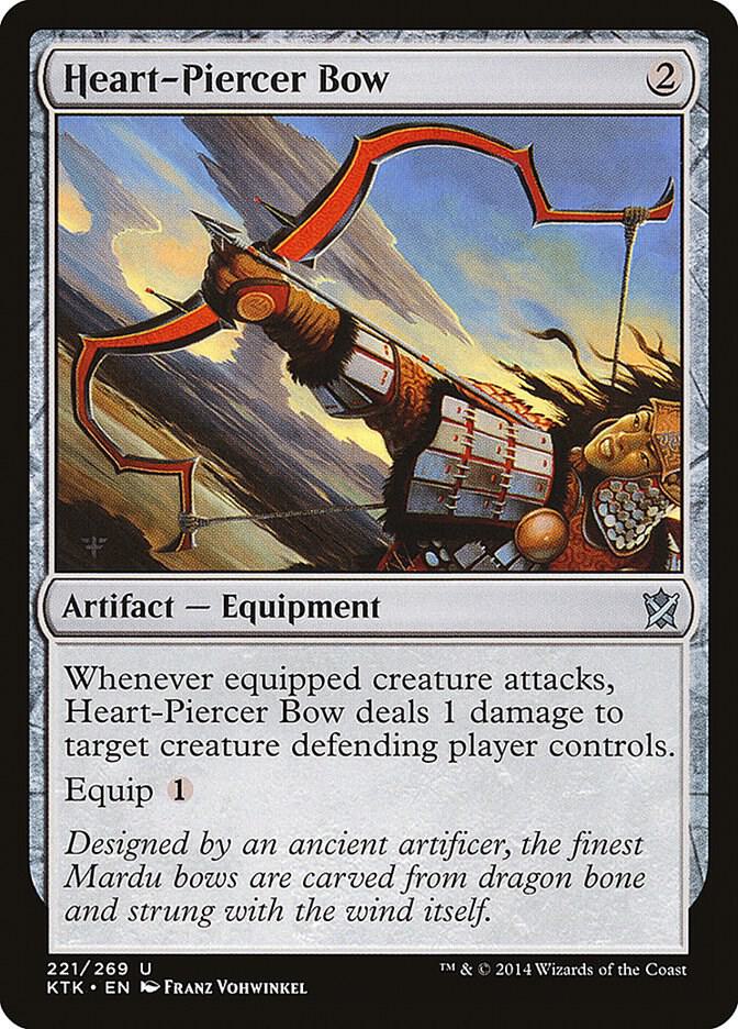 Heart-Piercer Bow 221/269 (Khans of Tarkir) 