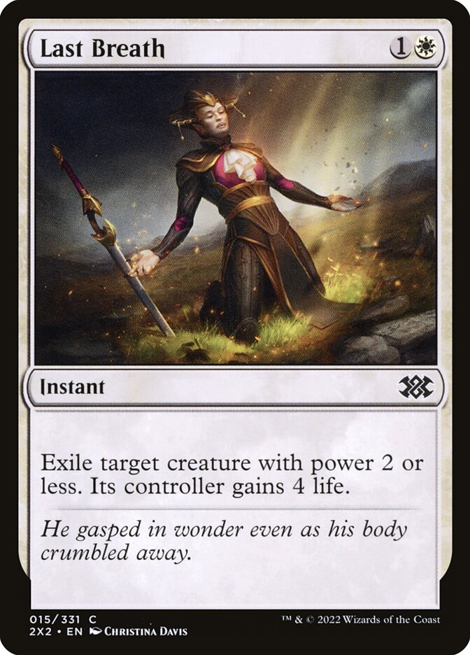 Last Breath 15/331 (Double Masters 2022)  - Foil