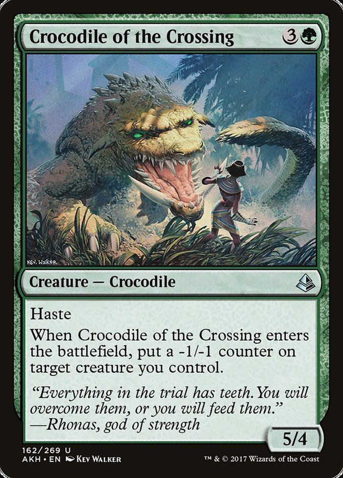 Crocodile of the Crossing 162/269 (Amonkhet) 
