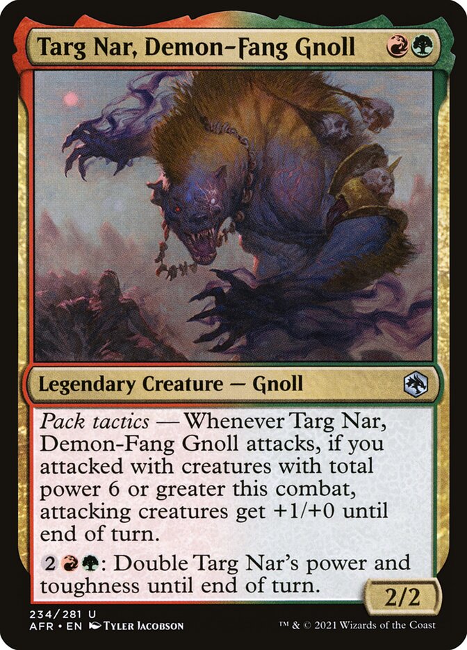 Targ Nar, Demon-Fang Gnoll 234 (Adventures in the Forgotten Realms) 