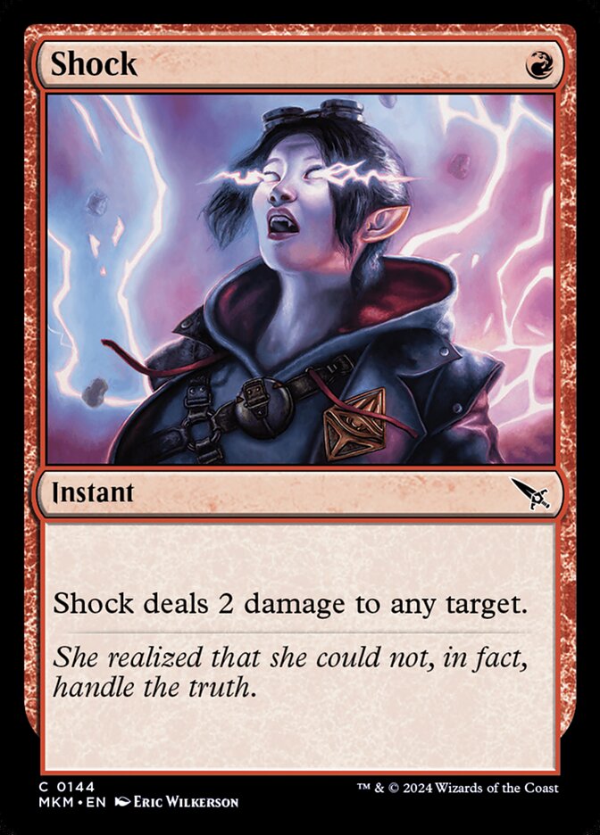 Shock 144/286 (Murders at Karlov Manor)  - Foil