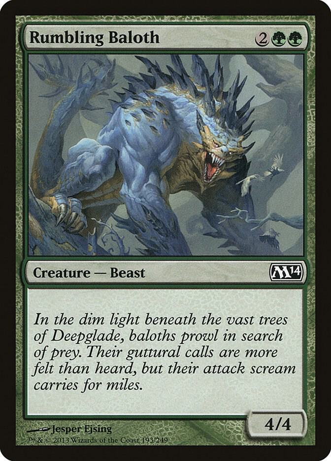 Rumbling Baloth 193/249 (Magic 2014 (M14)) 