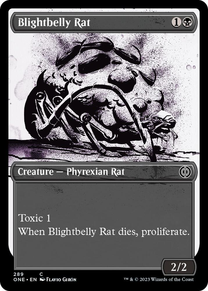 Blightbelly Rat 289 (Phyrexia: All Will Be One)  - Showcase