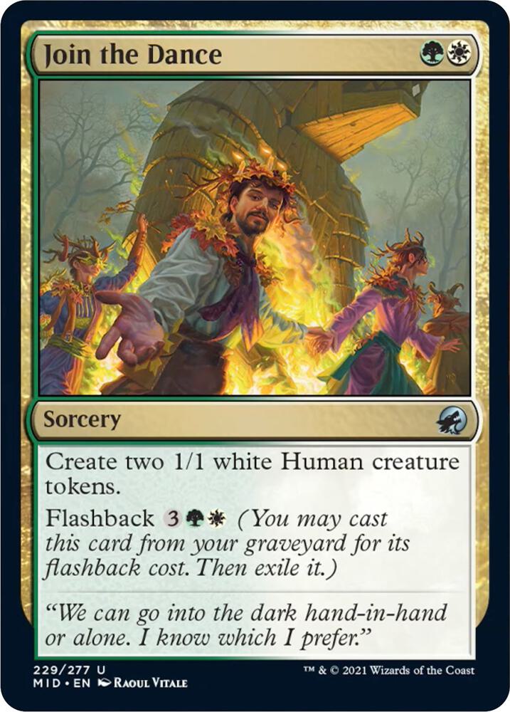 Join the Dance 229/277 (Innistrad: Midnight Hunt)  - Foil