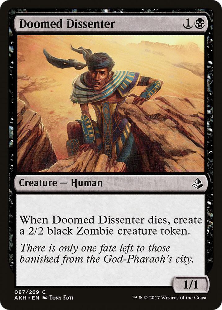 Doomed Dissenter 87/269 (Amonkhet) 