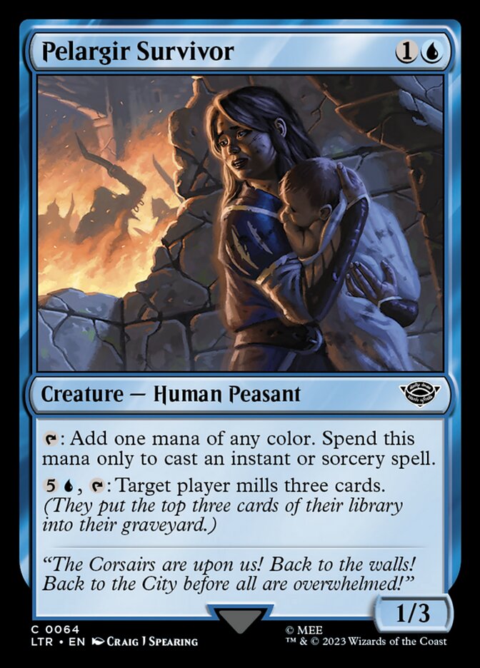 Pelargir Survivor 64/281 (Universes Beyond: The Lord of the Rings: Tales of Middle-earth)  - Foil