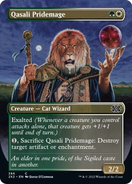 Qasali Pridemage Borderless 386/331 (Double Masters 2022)  - Foil