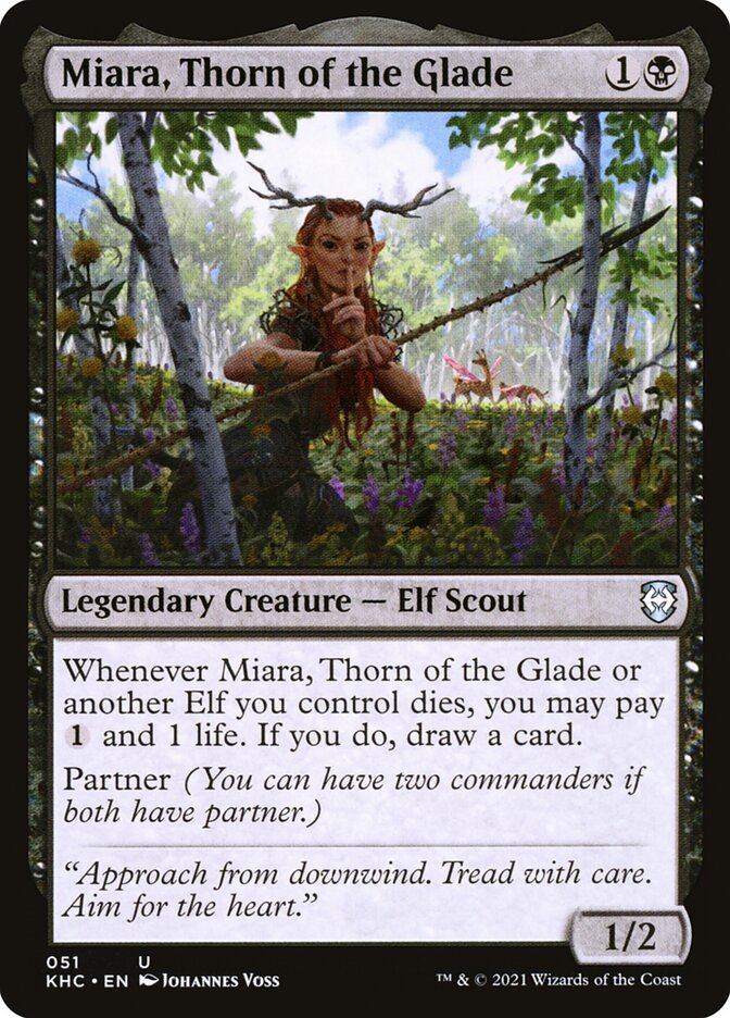 Miara, Thorn of the Glade 51/1 (Commander: Kaldheim) 
