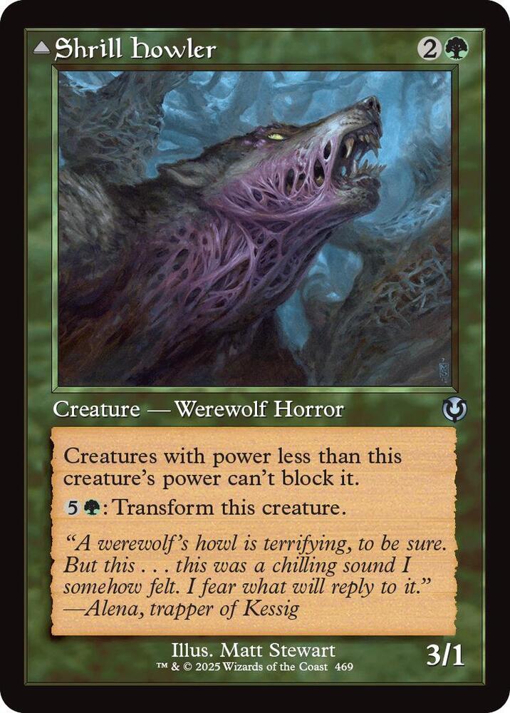 Shrill Howler // Howling Chorus 469/287 (Innistrad Remastered)  - Retro Foil