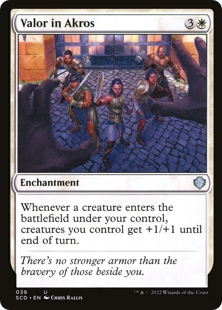 Valor in Akros 39/352 (Starter Commander Decks) 