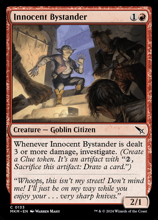 Innocent Bystander 133/286 (Murders at Karlov Manor)  - Foil