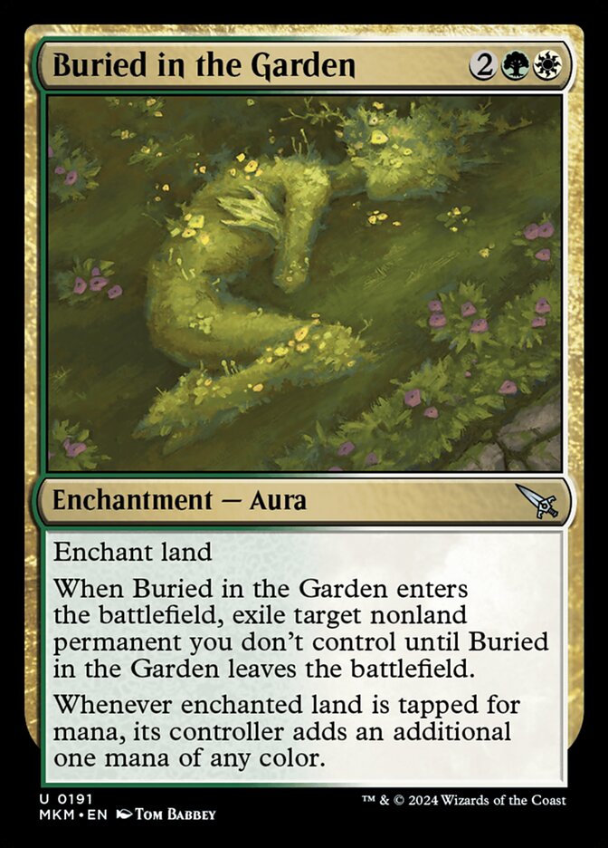 Buried in the Garden 191/286 (Murders at Karlov Manor)  - Foil