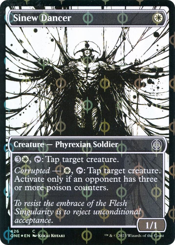 Sinew Dancer 426 (Phyrexia: All Will Be One)  - Showcase Compleat Foil
