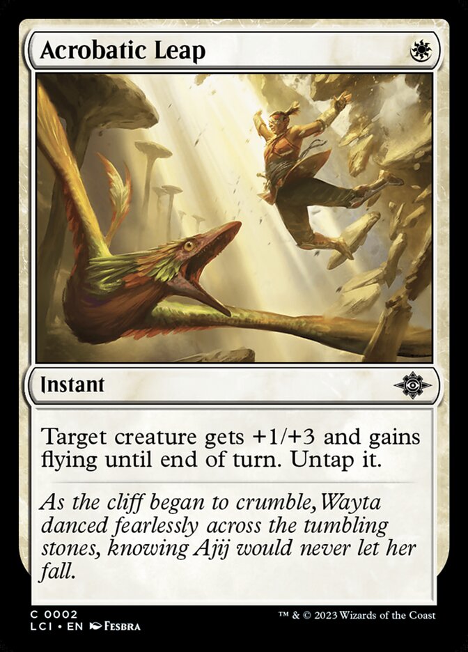Acrobatic Leap 2/291 (The Lost Caverns of Ixalan)  - Foil