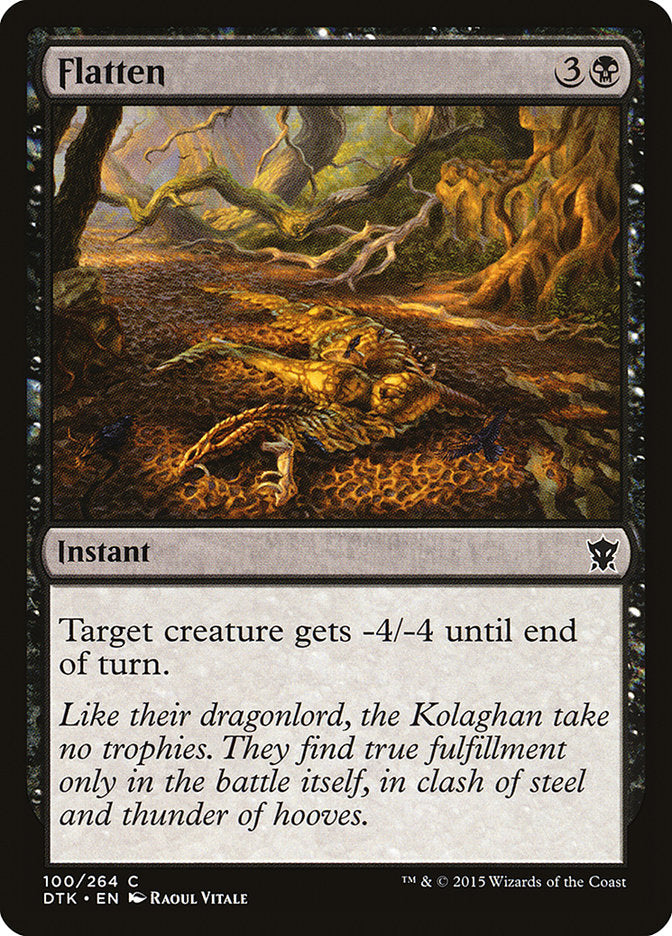 Flatten 100/264 (Dragons of Tarkir) 