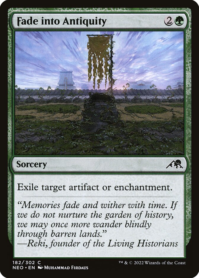 Fade into Antiquity 182/302 (Kamigawa: Neon Dynasty) 