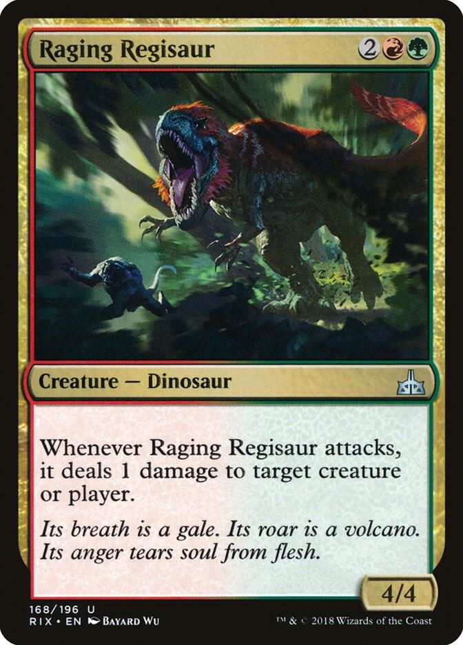 Raging Regisaur 168/196 (Rivals of Ixalan) 