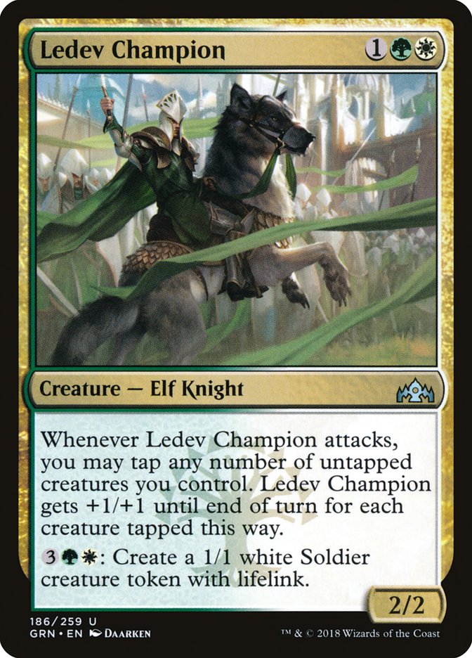 Ledev Champion 186/259 (Guilds of Ravnica) 