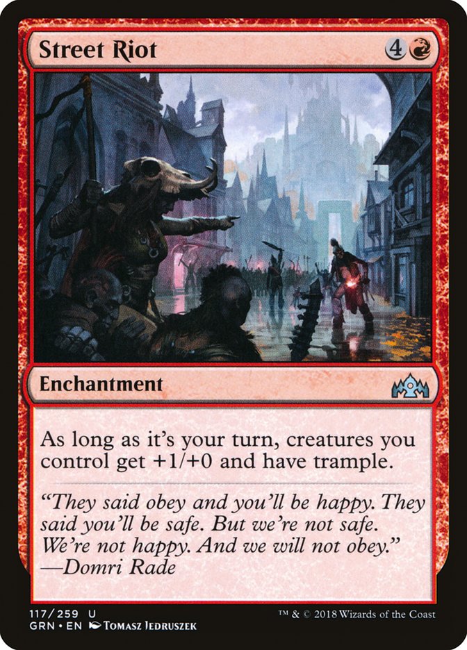 Street Riot 117/259 (Guilds of Ravnica) 