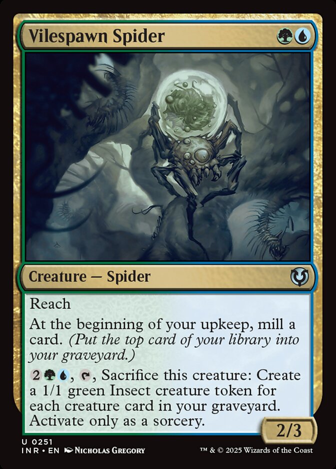 Vilespawn Spider 251/287 (Innistrad Remastered)  - Foil