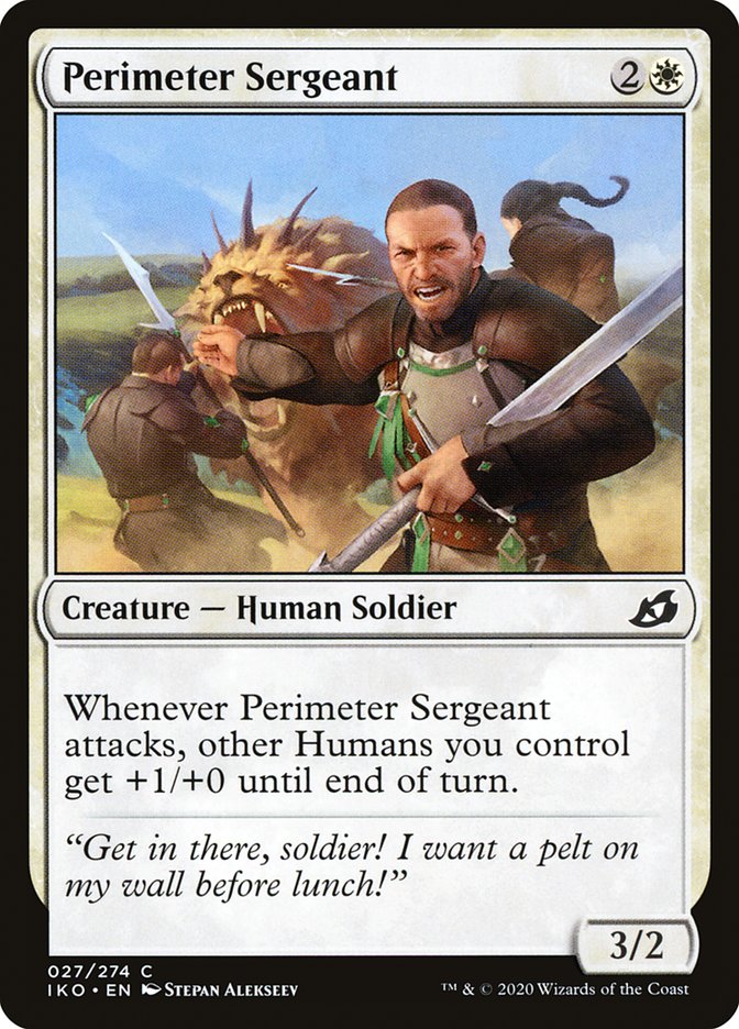 Perimeter Sergeant 27/274 (Ikoria: Lair of Behemoths)  - Foil