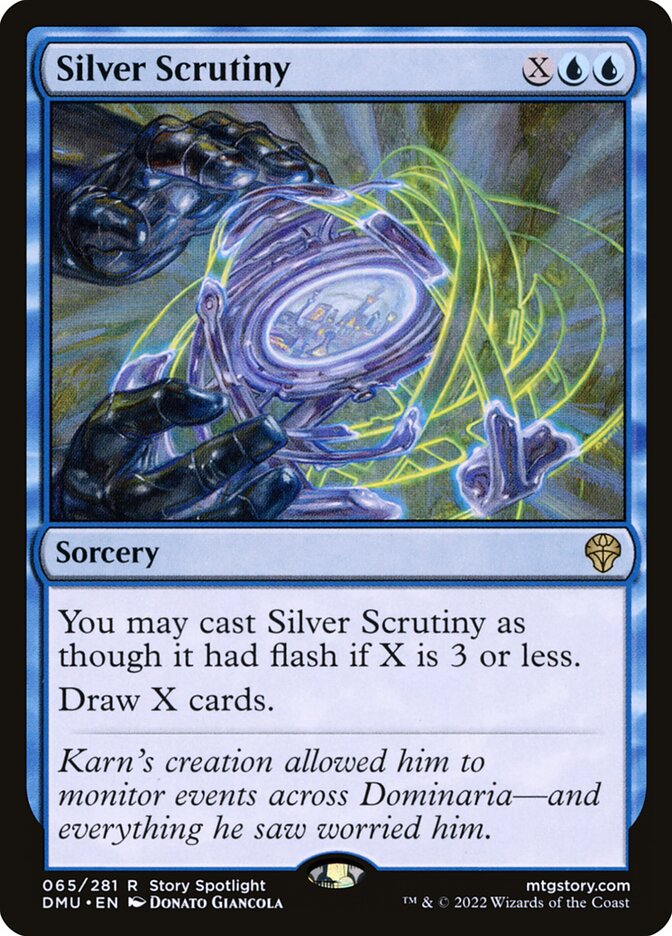 Silver Scrutiny 65 (Dominaria United)  - Foil