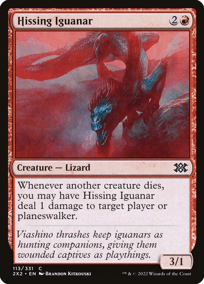 Hissing Iguanar 113/331 (Double Masters 2022)  - Foil