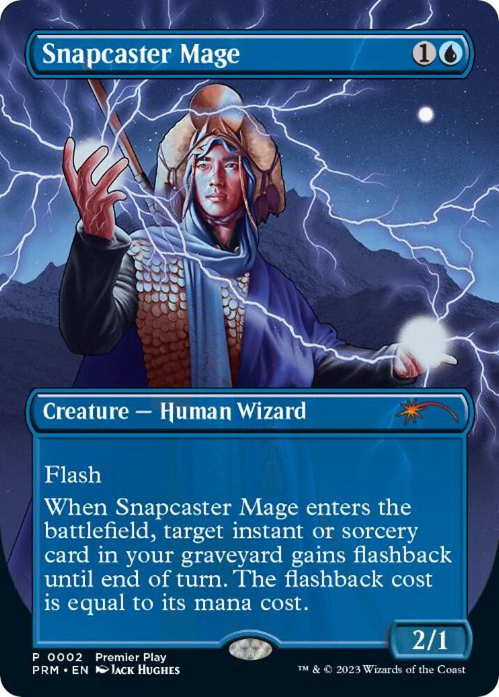 Snapcaster Mage 2/3 (Pro Tour Promos)  - Borderless