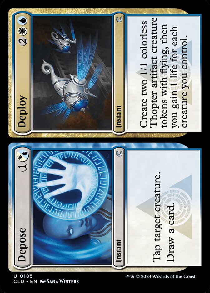 Depose // Deploy 185/284 (Ravnica: Clue Edition) 