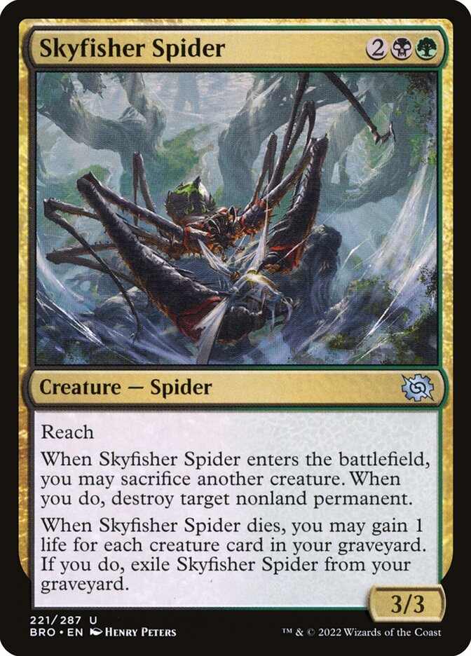 Skyfisher Spider 221/287 (The Brothers' War) 