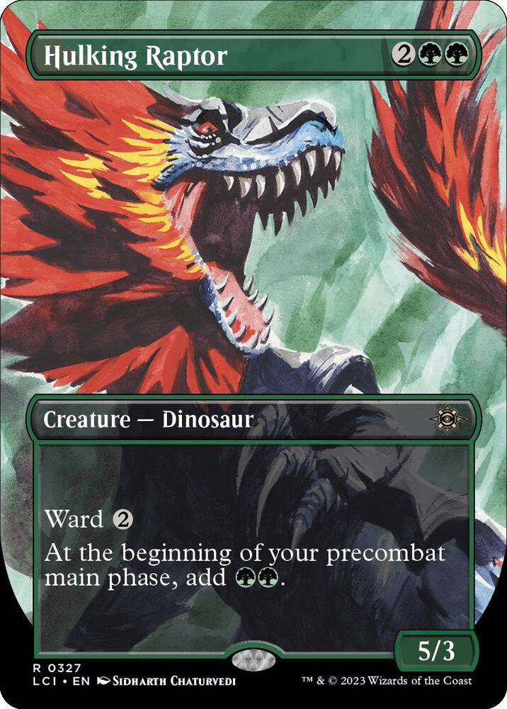 Hulking Raptor 327/291 (The Lost Caverns of Ixalan)  - Borderless