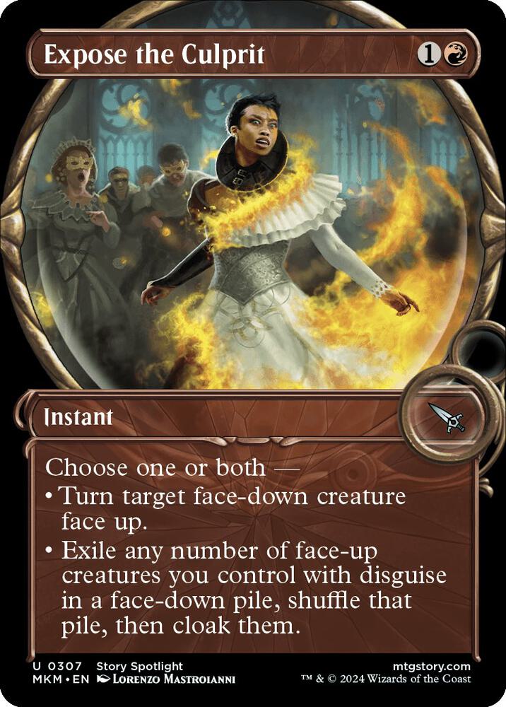 Expose the Culprit 307/286 (Murders at Karlov Manor)  - Showcase Foil