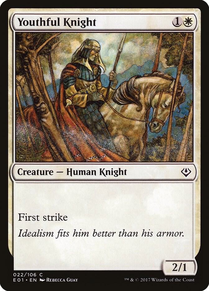 Youthful Knight 22/106 (Archenemy: Nicol Bolas) 